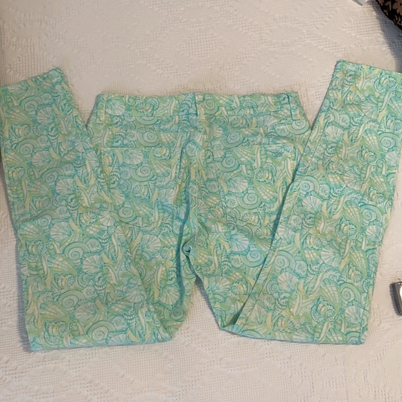 Vineyard Vines seashell print skinny pants - Picture 5 of 6